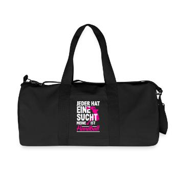 Handball Players Handball Handball Gifts - Recycled Canvas Sports Bag by Stanley/Stella - black - Front