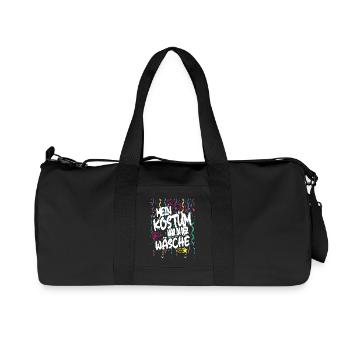 Mon costume était dans la laveuse pour la fête foraine - Sac de sport en toile recyclée Stanley/Stella - noir - Devant