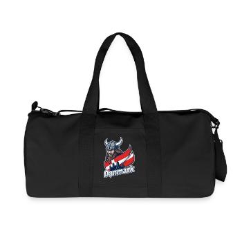 Denmark Viking Emblem - Recycled Canvas Sports Bag by Stanley/Stella - black - Front