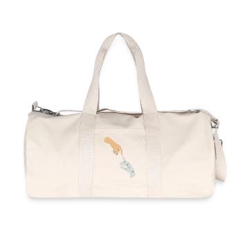 GPT Artificial Intelligence - Recycled Canvas Sports Bag by Stanley/Stella - natural - Front