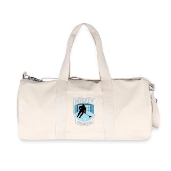 Hockey Champion  – Eishockey Fan - Recycled Canvas Sports Bag by Stanley/Stella - natural - Front