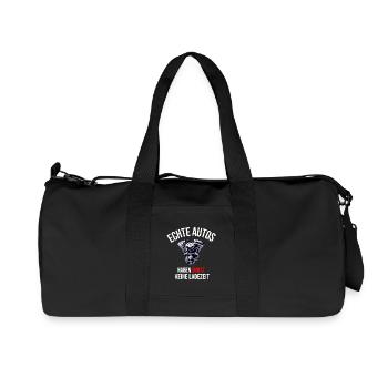 Lustiges Geschenk für Verbrenner Fans - Recycelte Canvas-Sporttasche von Stanley/Stella - Schwarz - Vorne
