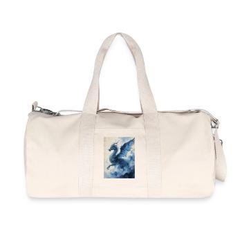 L'Envol Ancestral : Yinglong – Souffle Premier - Sac de sport en toile recyclée Stanley/Stella - blanc naturel - Devant