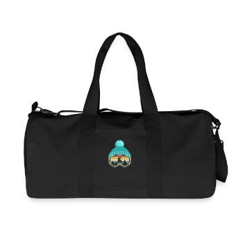 Snowboard snowboarding snowboarder gift - Recycled Canvas Sports Bag by Stanley/Stella - black - Front