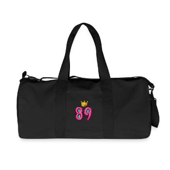 89 Number Crown - Recycled Canvas Sports Bag by Stanley/Stella - black - Front