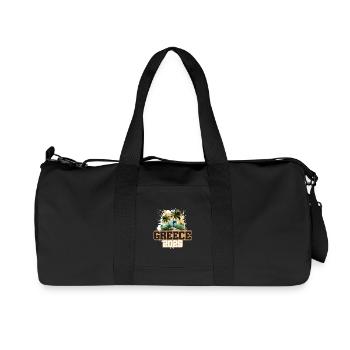 Grèce 2025 Palmiers - Sac de sport en toile recyclée Stanley/Stella - noir - Devant