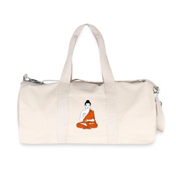 buddha - Recycled Canvas Sports Bag by Stanley/Stella - natural - Front