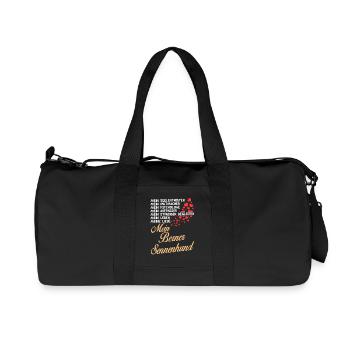Berner-Sennenhund - Mein - Recycelte Canvas-Sporttasche von Stanley/Stella - Schwarz - Vorne