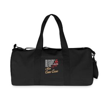 Cane-Corso - Mein - Recycelte Canvas-Sporttasche von Stanley/Stella - Schwarz - Vorne