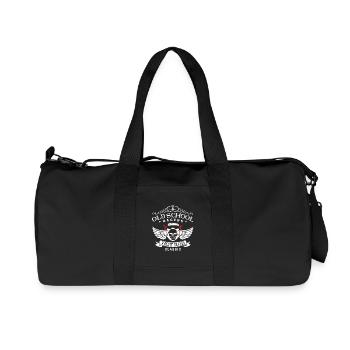 Oldschool Hot Rod Racing - Recycelte Canvas-Sporttasche von Stanley/Stella - Schwarz - Vorne