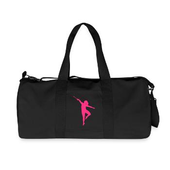 dancer twirling baton1 - Recycled Canvas Sports Bag by Stanley/Stella - black - Front