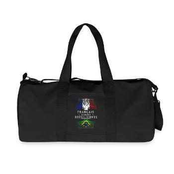 Racines Brésiliennes - Sac de sport en toile recyclée Stanley/Stella - noir - Devant