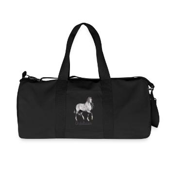 Andalusier - Recycelte Canvas-Sporttasche von Stanley/Stella - Schwarz - Vorne