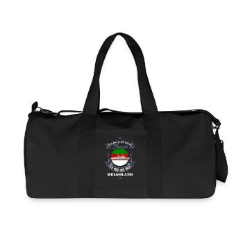 MS Helgoland Tshirt - Recycelte Canvas-Sporttasche von Stanley/Stella - Schwarz - Vorne