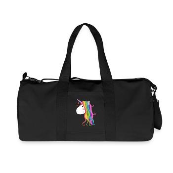 Licorne mignonne - licornes - licorne - licornes - Sac de sport en toile recyclée Stanley/Stella - noir - Devant