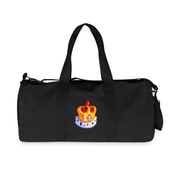 couronne de roi.png - Sac de sport en toile recyclée Stanley/Stella - noir - Devant