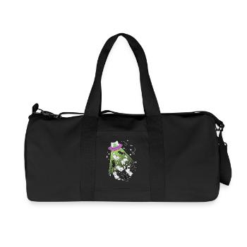alien cats - Recycled Canvas Sports Bag by Stanley/Stella - black - Front