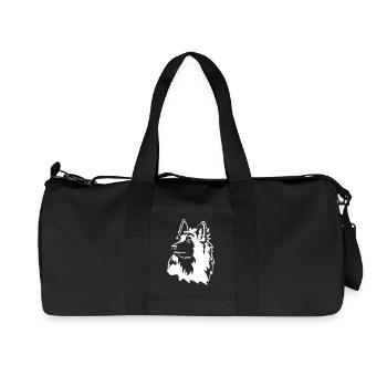 Tervueren Kopf "Black Edition" - Recycelte Canvas-Sporttasche von Stanley/Stella - Schwarz - Vorne