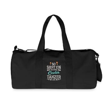 So sieht ein richtig cooler Tänzer aus - Recycelte Canvas-Sporttasche von Stanley/Stella - Schwarz - Vorne