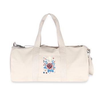 Cosmic Rose - Recycled Canvas Sports Bag by Stanley/Stella - natural - Front