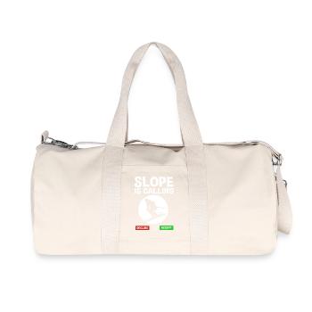 Ski Ski Holiday - Recycled Canvas Sports Bag by Stanley/Stella - natural - Front