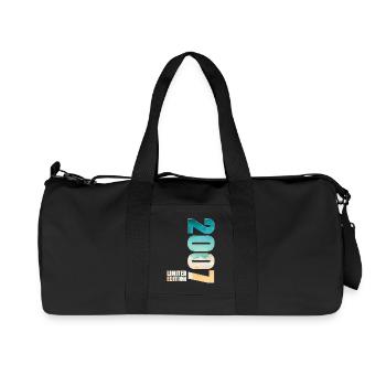 2007 Jahrgang Limited Edition - Recycelte Canvas-Sporttasche von Stanley/Stella - Schwarz - Vorne