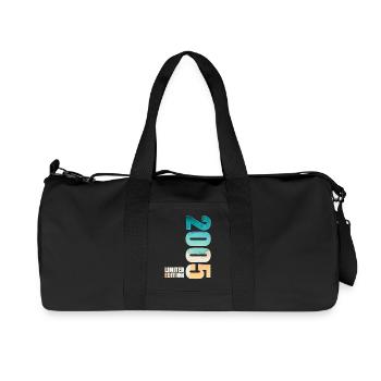 2005 Vintage Edition Limitée - Sac de sport en toile recyclée Stanley/Stella - noir - Devant