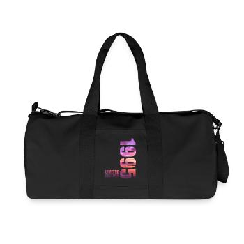1995 Limited Edition - Recycelte Canvas-Sporttasche von Stanley/Stella - Schwarz - Vorne