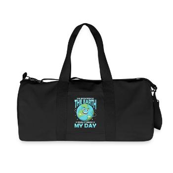 La Rotation de la Terre Planète Terre Jour de la Terre - Sac de sport en toile recyclée Stanley/Stella - noir - Devant