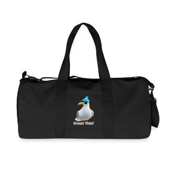Gull - Recycled Canvas Sports Bag by Stanley/Stella - black - Front