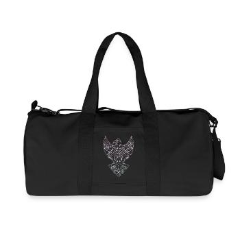 Tribal Tattoo Adler Tattoo Aztec - Recycelte Canvas-Sporttasche von Stanley/Stella - Schwarz - Vorne