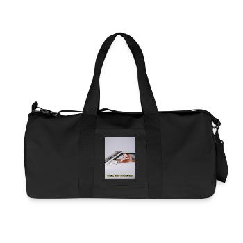 Christmas Santa vehicle appearance - Recycled Canvas Sports Bag by Stanley/Stella - black - Front