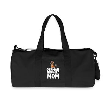 Berger Allemand Maman Chien Maman Chien Berger - Sac de sport en toile recyclée Stanley/Stella - noir - Devant