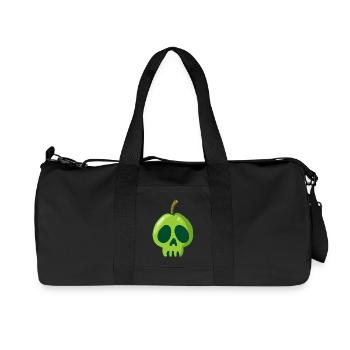 Crâne de pomme - Sac de sport en toile recyclée Stanley/Stella - noir - Devant