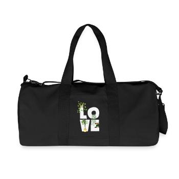 Garden & Plant Lovers Gifts - Recycled Canvas Sports Bag by Stanley/Stella - black - Front