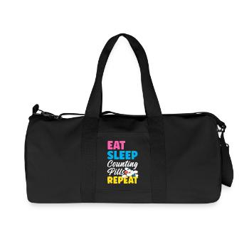 Pharmacist Pharmaceutical Technical - Recycled Canvas Sports Bag by Stanley/Stella - black - Front