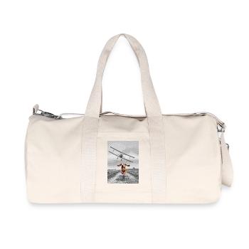 North by Northwest - Recycelte Canvas-Sporttasche von Stanley/Stella - Naturweiß - Vorne