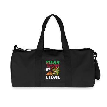 Mexico Pride & Home Mexican Mexico Flag - Recycled Canvas Sports Bag by Stanley/Stella - black - Front