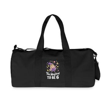 Too Magical To Be 6 Little Witch Magical 6 - Recycled Canvas Sports Bag by Stanley/Stella - black - Front