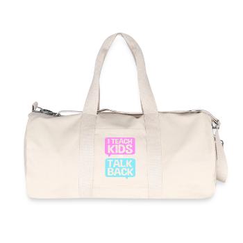 Speech Therapist Speech Therapist - Recycled Canvas Sports Bag by Stanley/Stella - natural - Front