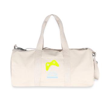 Gamer Nostalgia: We Grow Older - Recycled Canvas Sports Bag by Stanley/Stella - natural - Front