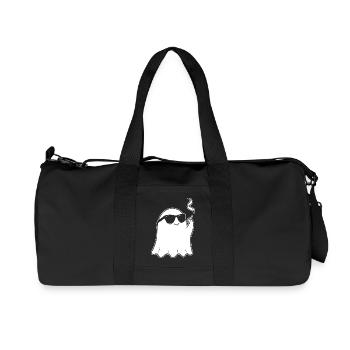Gespenst Zigarette Sonnenbrille Rauchen Geist - Recycelte Canvas-Sporttasche von Stanley/Stella - Schwarz - Vorne