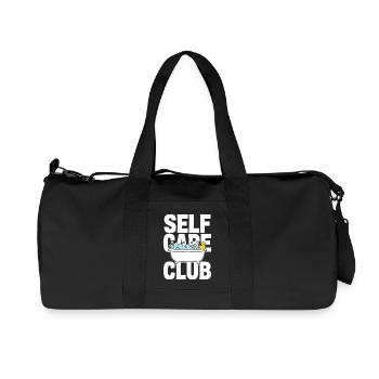 Self Care Club mit Schaumbad und Ente - Recycelte Canvas-Sporttasche von Stanley/Stella - Schwarz - Vorne
