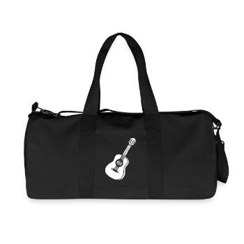 Gitarre Musik Geschenk Musiker Gitarrist - Recycelte Canvas-Sporttasche von Stanley/Stella - Schwarz - Vorne