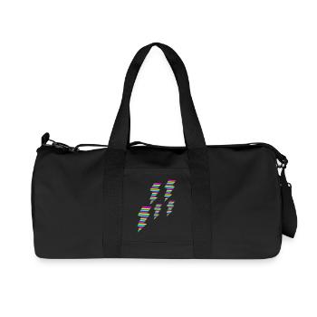 tri color flash blitz electro power - Recycled Canvas Sports Bag by Stanley/Stella - black - Front