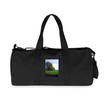 Trees - Recycelte Canvas-Sporttasche von Stanley/Stella - Schwarz - Vorne