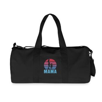 Maman - Sac de sport en toile recyclée Stanley/Stella - noir - Devant
