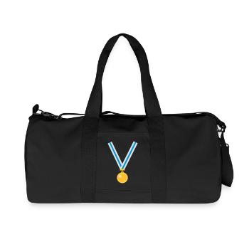 gold_medal_fi_3_clr - Sac de sport en toile recyclée Stanley/Stella - noir - Devant