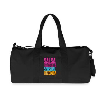 SALSA BACHATA SENSUAL Kizomba - Chemises de nuit - Sac de sport en toile recyclée Stanley/Stella - noir - Devant