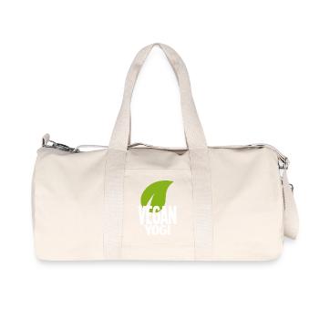 Vegan Yogi Shirt white - Recycelte Canvas-Sporttasche von Stanley/Stella - Naturweiß - Vorne